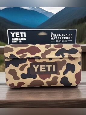 YETI Sidekick Dry 1L Waterproof Gear Case - Wetlands Camo